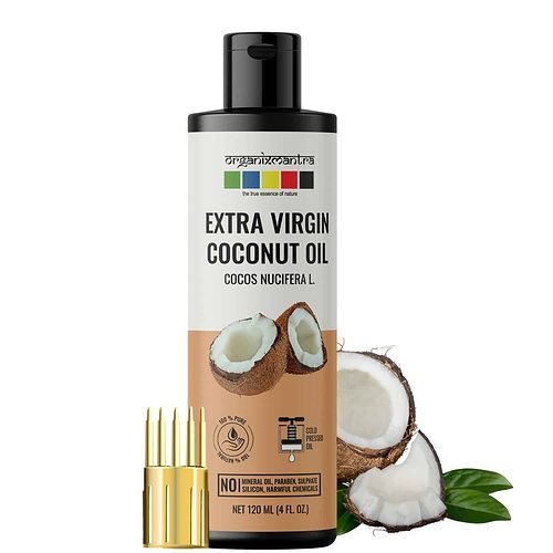 Extra Virgin Coconut Oil for Face Body Hair 120ML
