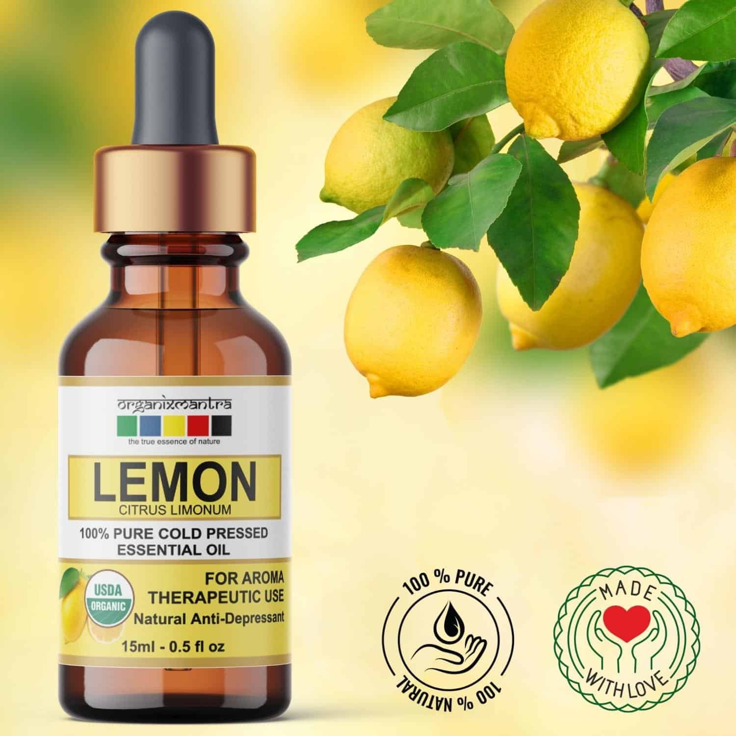 Lemon Essential Oil - Organix Mantra
