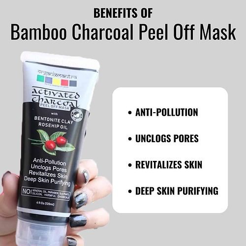 Black peel off mask with charcoal