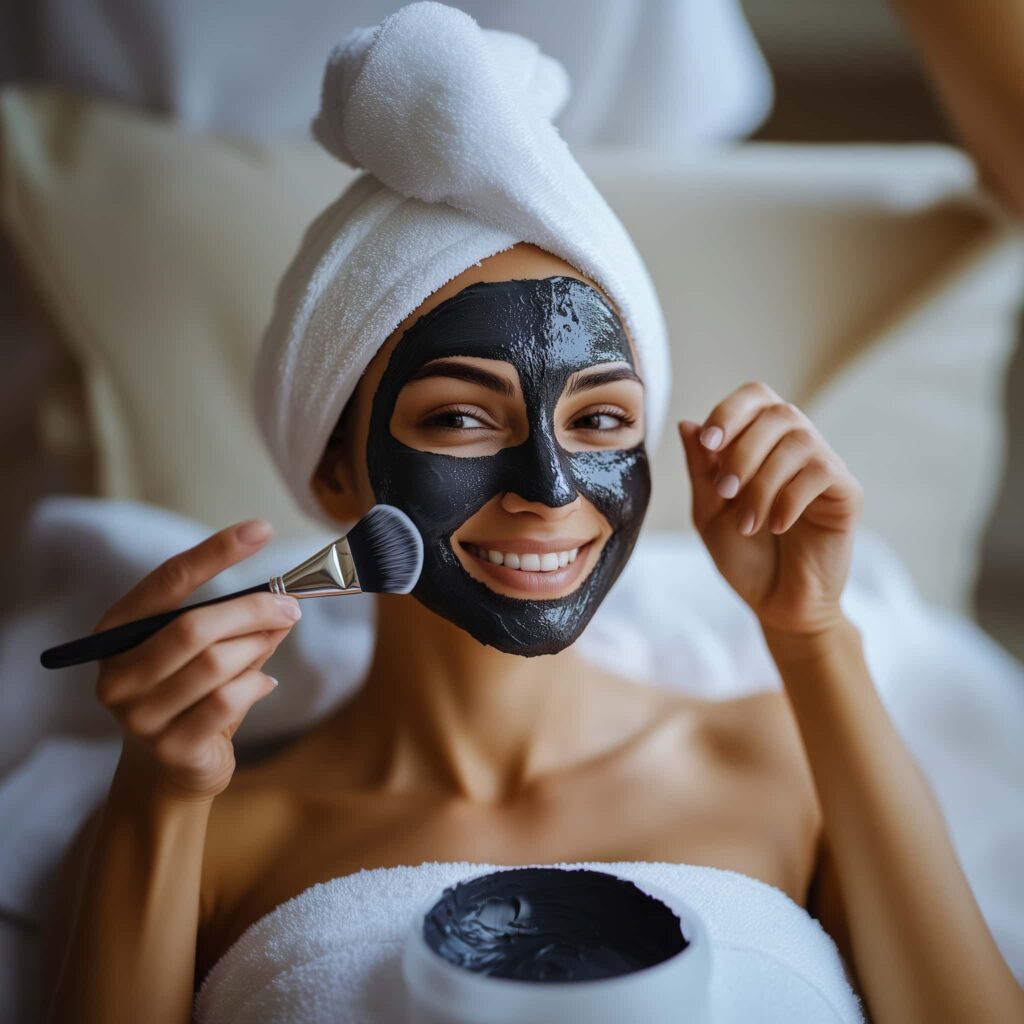 cleanse your skin with charcoal face mask